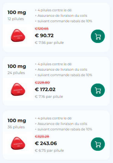 avanafil 100 fr